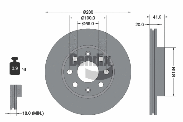 Brake Disc (BDS1196)