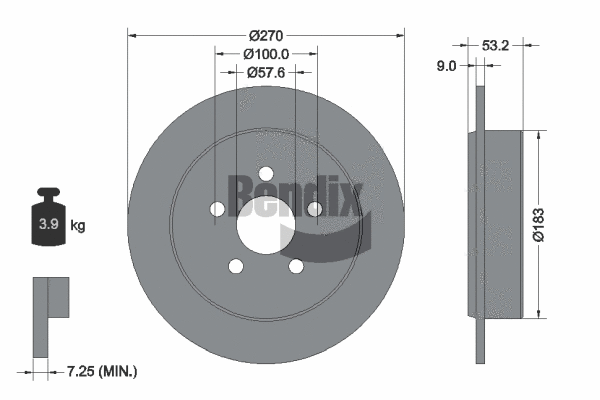 Brake Disc (BDS1772)