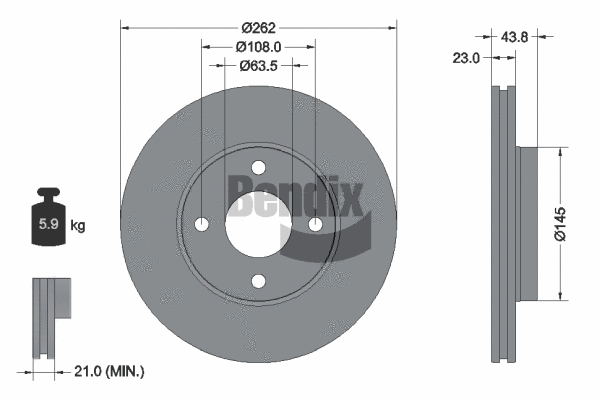 Brake Disc (BDS1562)