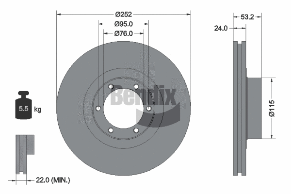 Brake Disc (BDS1970)