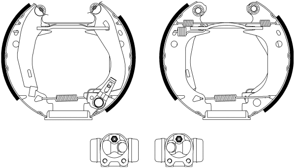 Brake Shoe Set (BXK2325)