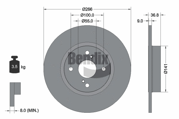Brake Disc (BDS1991)