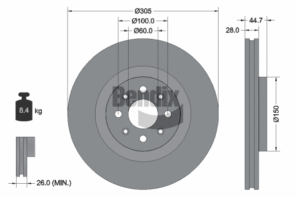 Brake Disc (BDS2224)
