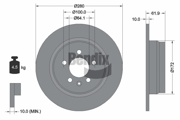 Brake Disc (BDS1852)