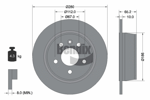 Brake Disc (BDS1697)
