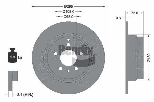 Brake Disc (BDS1751)