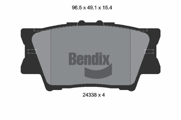 Brake Pad Set, disc brake (BPD1271)