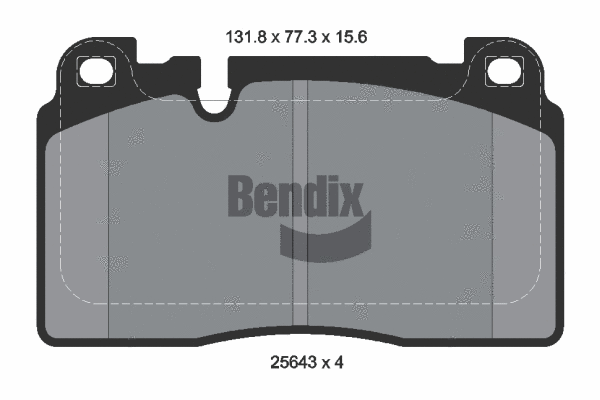 Brake Pad Set, disc brake (BPD1487)