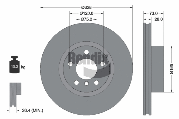 Brake Disc (BDS1224HC)