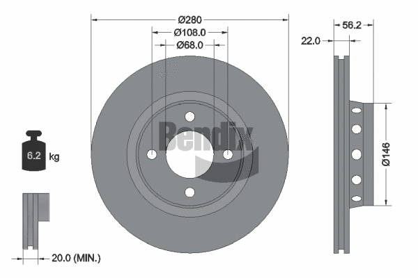 Brake Disc (BDS1749)