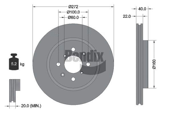 Brake Disc (BDS1406)