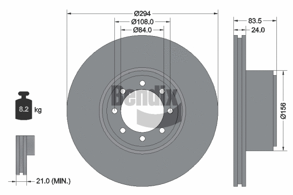 Brake Disc (BDS1362)