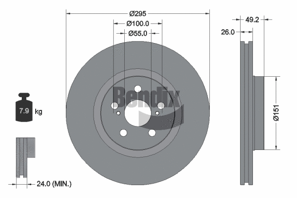 Brake Disc (BDS1179)