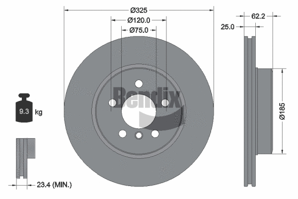 Brake Disc (BDS1148HC)