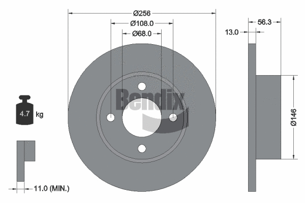 Brake Disc (BDS1945)