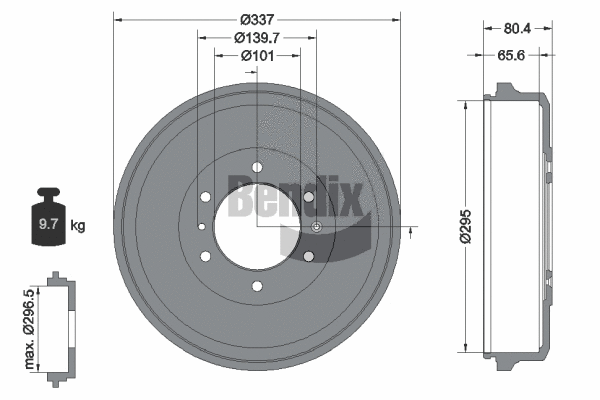 Brake Drum (BDM1117)