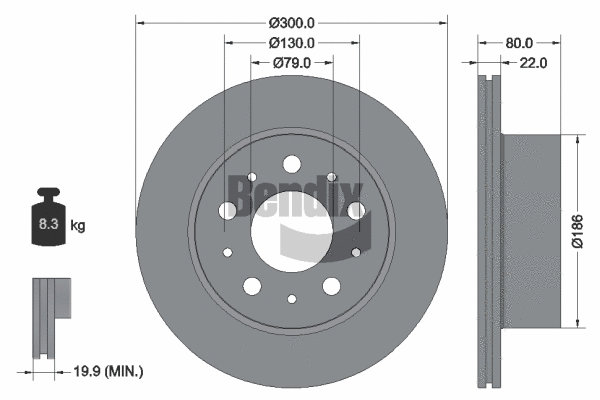 Brake Disc (BDS1551)