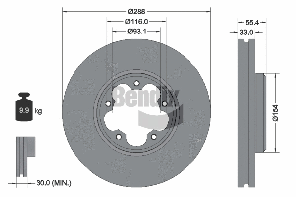 Brake Disc (BDS2237)