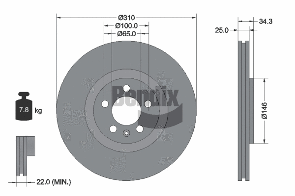 Brake Disc (BDS1510HC)