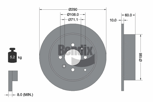 Brake Disc (BDS1235)