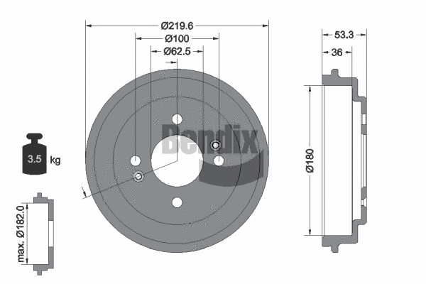 Brake Drum (BDM1146)
