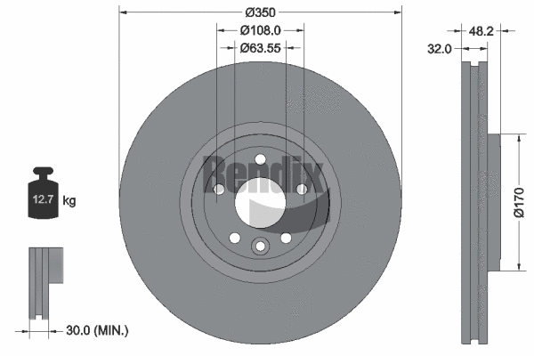 Brake Disc (BDS1604HC)
