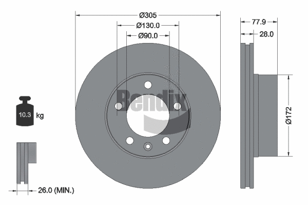 Brake Disc (BDS1083)