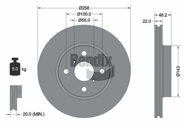 Brake Disc (BDS1065)