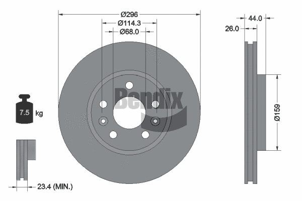 Brake Disc (BDS1538)
