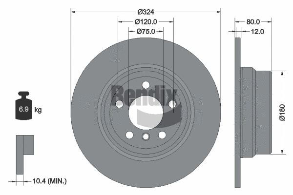 Brake Disc (BDS1375)
