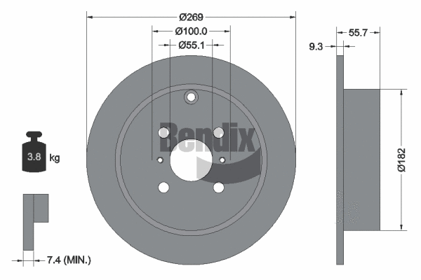 Brake Disc (BDS1396)