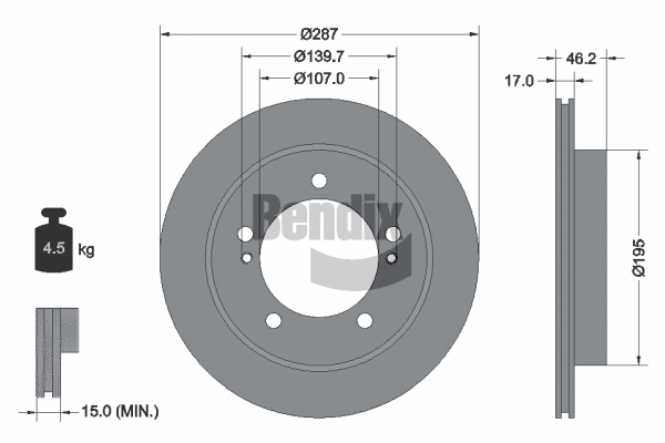 Brake Disc (BDS1998)