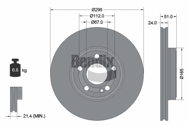 Brake Disc (BDS2086HC)