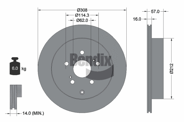 Brake Disc (BDS1770)