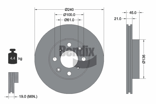 Brake Disc (BDS1960)
