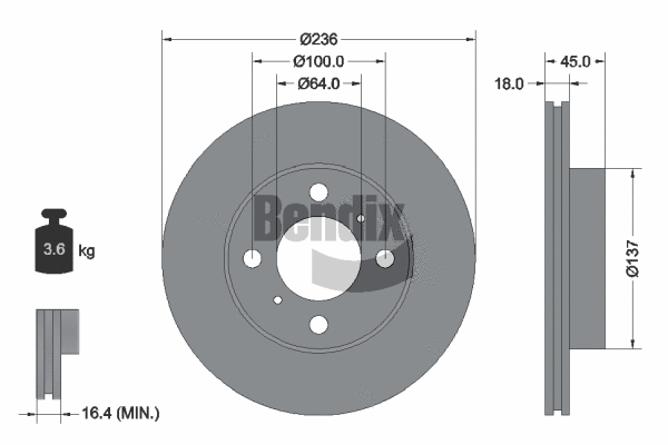 Brake Disc (BDS1941)