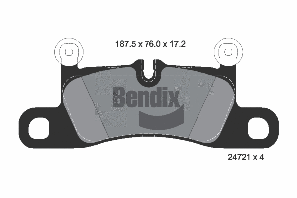 Brake Pad Set, disc brake (BPD1279)