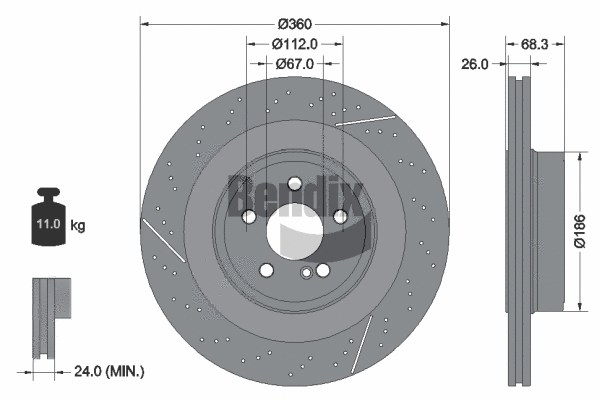 Brake Disc (BDS2050HC)