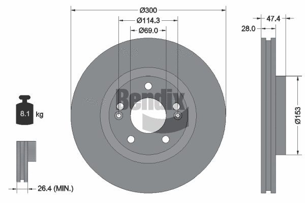 Brake Disc (BDS1417)