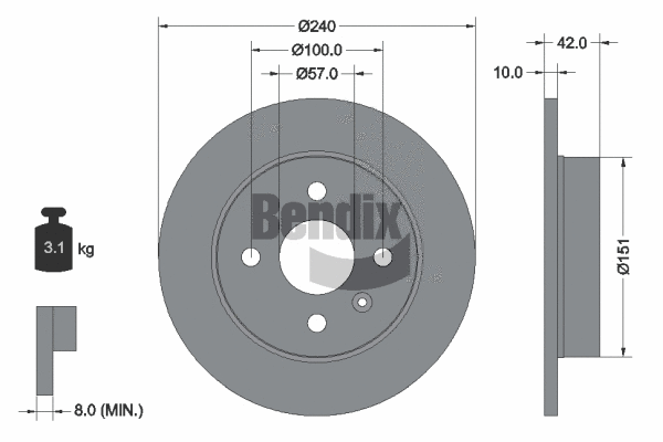 Brake Disc (BDS1249)