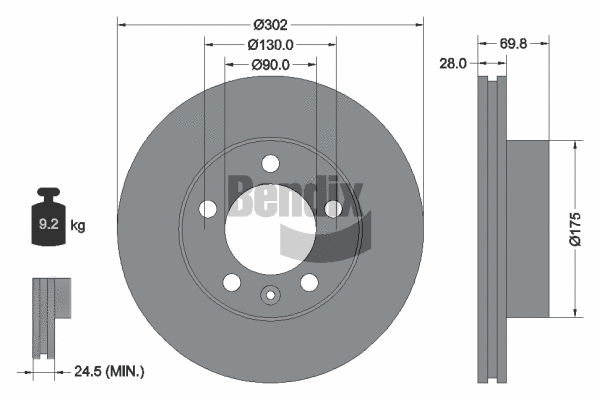 Brake Disc (BDS1035)
