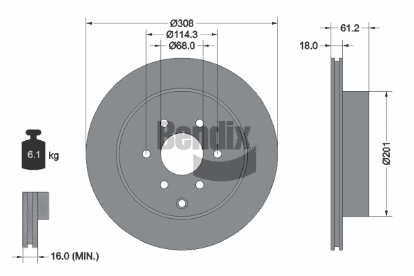 Brake Disc (BDS2111)