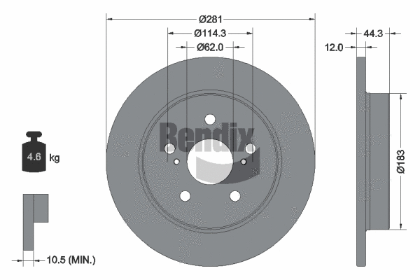 Brake Disc (BDS2096)