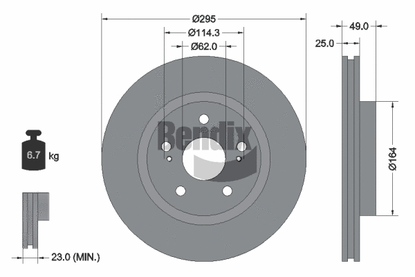 Brake Disc (BDS1372)