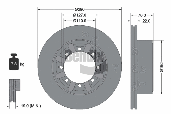 Brake Disc (BDS2211)