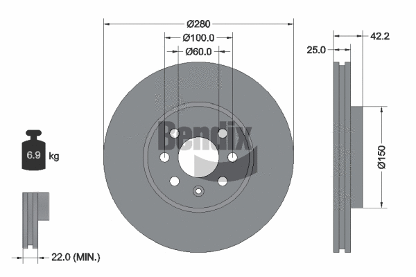 Brake Disc (BDS1193)