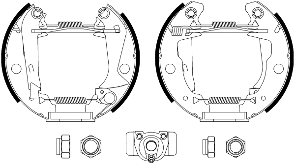 Brake Shoe Set (BXK2018)