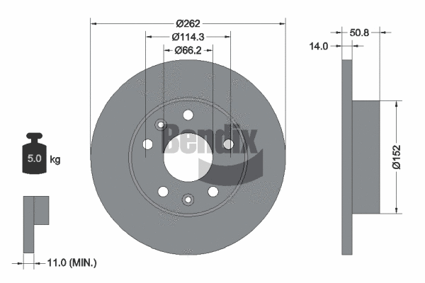 Brake Disc (BDS1442)