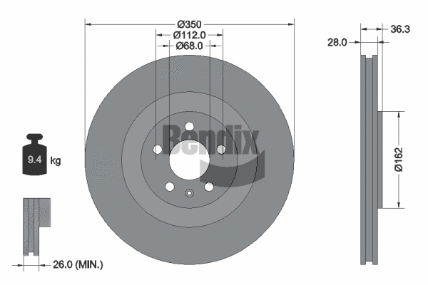 Brake Disc (BDS1516HC)