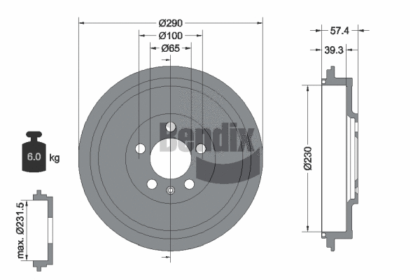 Brake Drum (BDM1059)